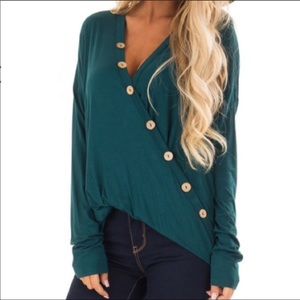 Teal Button Up Shirt